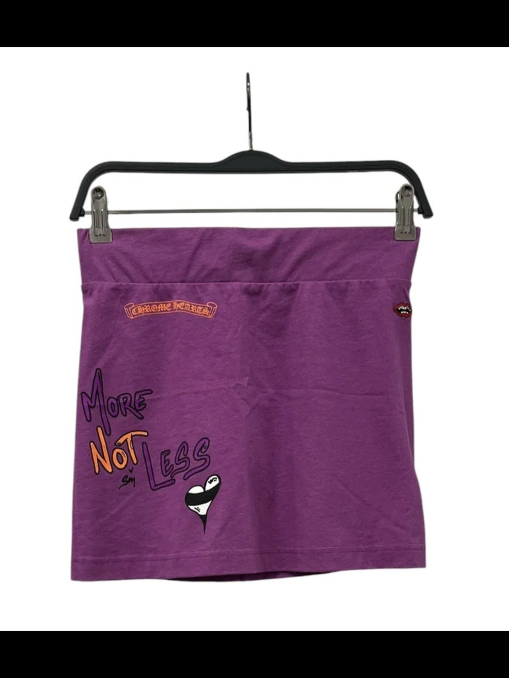 Chrome Hearts Purple Graphic Mini Skirt